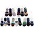 VOICI France Mens Cotton Multicolored Loafer No show Socks Free Size Pack of 15