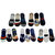 VOICI France Mens Cotton Multicolored Loafer No show Socks Free Size Pack of 15
