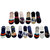 VOICI France Mens Cotton Multicolored Loafer No show Socks Free Size Pack of 15