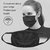 Face Mask Cotton Mouth Mask Black Anti Haze Dust Masks Filter Windproof Mouth-muffle Bacteria Flu Fabric Cloth Respirato
