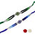 Kartik Rakhi for Bhaiya  Bhabhi Set of piece 2 with Roli  Chawal .