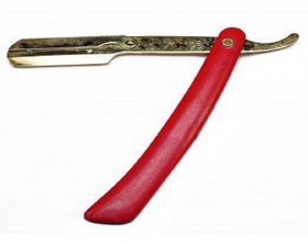 GulzarStainless Steel Straight Edge Barber Blade Shaving Razor For Men