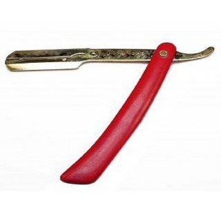 GulzarStainless Steel Straight Edge Barber Blade Shaving Razor For Men