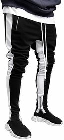 Aditya Black cotton Trackpant for Men