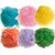 set of 6 bathing loofah