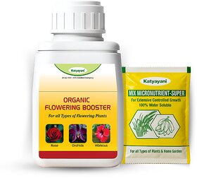 Flowering Fertilizer Booster for All Flowering Plants Roses, Orchids, Hibiscus, Jasmine etc with Mix Micro Nut