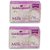 Golden Pearl Whitening Plus Milk Soap (Pack of 2, 100g Each)