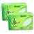 Silka Whitening Herbal Green Papaya Soap (Pack Of 2, 135g Each).