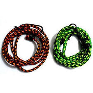 Stretchable Rope for Bike, Multipurpose Elastic Rope,2 pieces Set, Assorted Color