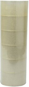 SAMRUDHIPACKAGING Sided Medium 48mm65mtr Handheld Self Adhesive (Manual)(Set of 6, Tranceferent)