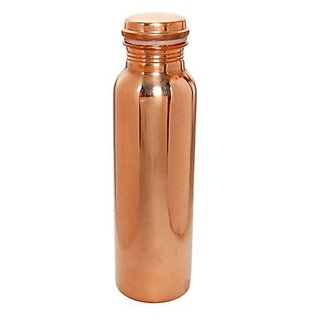 GARG SHOP Copper water Bottle 1000ml, Leak Proof Joint Free for Health Benefits ( Pack of 1 pcs)