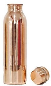 GARG SHOP Copper water Bottle 1000ml, Leak Proof Joint Free for Health Benefits ( Pack of 1 pcs)