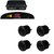 Auto Fetch Reverse Car Parking Sensor LED Display (Black) (Set of 4) for Maruti Suzuki Baleno 2016.