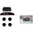 Auto Fetch Reverse Car Parking Sensor LED Display (Black) (Set of 4) for Maruti Suzuki Baleno 2016.