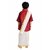 Kaku Fancy Dresses Indian State Bengali Dance Costume for Kids -White, For Boys