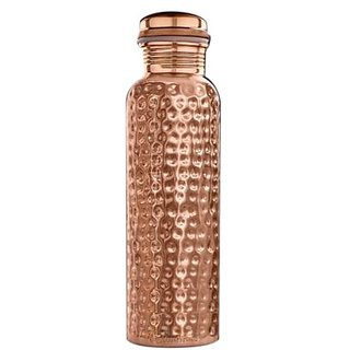 S.B.M Hammered Copper water Bottle 1000ml, Leak Proof Joint Free for Health Benefits ( Pack of 1 pcs).
