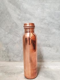 S.B.M Copper water Bottle 1000ml, Leak Proof Joint Free for Health Benefits ( Pack of 1 pcs).