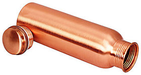 S.B.M Copper water Bottle 1000ml, Leak Proof Joint Free for Health Benefits ( Pack of 1 pcs).