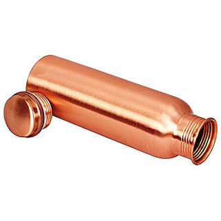 S.B.M Copper water Bottle 1000ml, Leak Proof Joint Free for Health Benefits ( Pack of 1 pcs).
