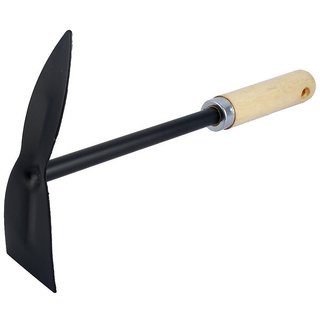 Kapebonavista Wooden Handle Metal Hand Garden Tool Digging Hoe