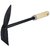 Kapebonavista Wooden Handle Metal Hand Garden Tool Digging Hoe