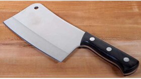 Medicoclouds Vegetable and Meat Chopping Silver Stainless Steel Knife Multipurpose Use for Home Kitchen