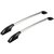 Auto Fetch Car Stylish Drill Free Roof Rails (Silver) for Toyota Etios Cross.