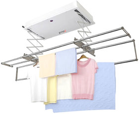 Ceiling Mounted Remote Operated Automated Clothes Drying Rack