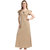 Juliana Dream Women's Gold Hosiery Striped Night Gown