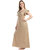 Juliana Dream Women's Gold Hosiery Striped Night Gown