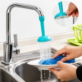 Evershine Kitchen Silicone Faucet Sprayer Regulator Tap For Water-Saving Abs Multi-Color