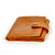 RED DEER PREMIUM LEATHER MENS BROWN RFID PROTECTED GENUINE TRIFOLD  LEATHER WALLETS 7 SLOTS SLIM WALLET