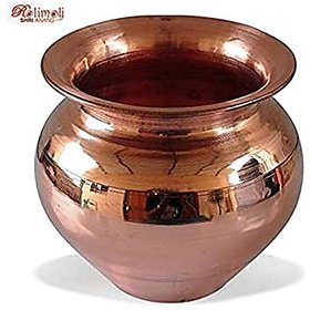 Kesar Zems Pure Copper Pooja Lota (Kalash) for Pooja