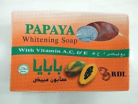 Rdl Whitening Papaya Skin Whitening Beauty Soap 135g(pack of 2)