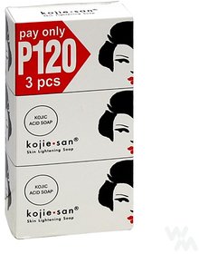 Kojie San Soap 3 in 1 100g Each (Pack Of 3) Skin whitening soap