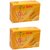 SILKA Herbal papaya Enriched Soap For Anti Wrinkle And Skin glow Soap 135g (Pack Of 2, 135g Each)