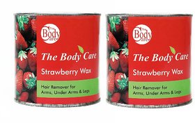 The Body Care Strawberry Wax 600g Each - Pack of 2