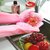 Latest 2020 Silicone Non-Slip, Dishwashing and Pet Grooming, Magic Latex Scrubbing Gloves for Household Cleaning Great f