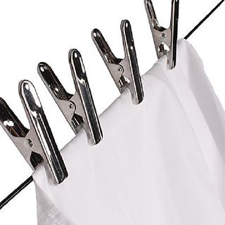 Stainless Steel Cloth Clip (Set of Twelve)