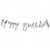 Happy Birthday Banner Cursive Silver(13 Letters) + 30 Metallic Balloons Black n Silver (15 each)+ 15 Digit