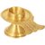 Kesar Zems Brass Jaladhari (Golden 4 Inch X 3 Inch X 2.1 Inch)