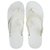 UrbanMark Unisex Fabric White Flip Flops