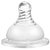 CHILD CHIC Wide Neck Nipple for All Kinds of Wide Mouth Feeding Bottles/Steel Feeders Fast Flow Nipple(Pack of 4 Nipple)