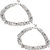 Lucky Jewellery Traditional Designer Silver Polish Anklet Payal Pair of One for Girls & Women (750-B2YS2-1095)