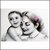 Mother (Maa) Cute Smiling Baby Wall Sticker for Room Decor New Design