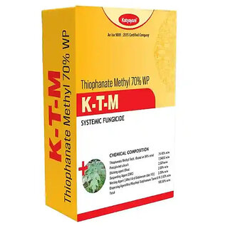 Katyayani Thiophanate methyl 70 WP Fungicide for plants Eyespot powdery mildew, blight or gray mold apple scab (500gm)