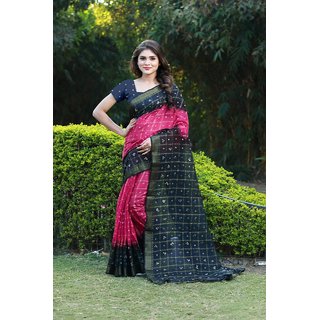 Sharda Creation Multicolour  Bandhni print saree
