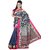 SVB Multicolor Cotton Block Print Saree With Blouse