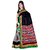 SVB Multicolor Cotton Block Print Saree With Blouse
