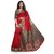 Svb Maroon Printed With Blouse Saree